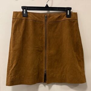 Madewell Brown Suede Women's Skirt
